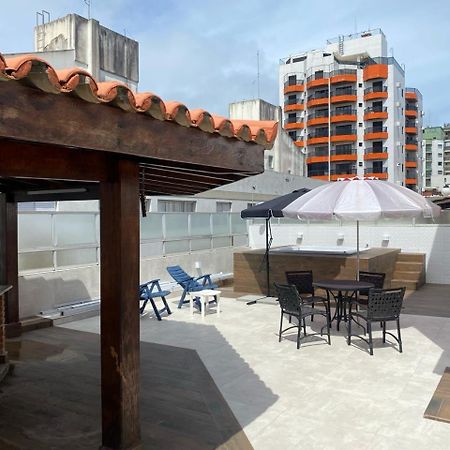Cobertura Guaruja Apto Com Jacuzzi E Churrasqueira 外观 照片